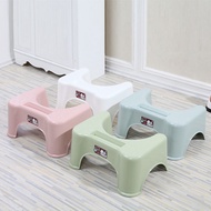 ST/📍Bathroom Toilet Stool Toilet Toilet Squatting Stool Children's Stool Plastic Non-Slip with Slot FNOT