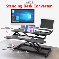 Laptop Lift Foldable Stand Desk Standing Office Computer Height Adjustable Table