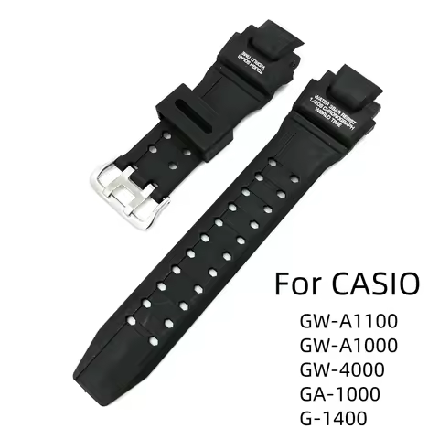 For CASIO G shock GA-1000/1100 G-1400 GW-4000 Sports electronic watch Plastic watch strap Stainless 