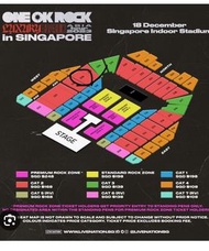 Tickets for ONE OK ROCK Luxury Disease Asia Tour 18 Dec, 2023 in SINGAPORE OOR新加坡演唱會門票12/18