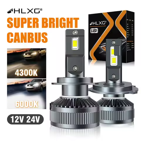 H7 LED Canbus H4 H11 H1 HB3 9005 HB4 H8 HIR2 9012 Short Design Bi LED Car Headlight Bulb Motorcycle 