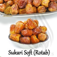 Kurma sukkari Lembut 3kg  | Sukkari  Soft | Sukkari  Dry ( Kering ) | Segar Sukkari Rotab | 3kg Kota