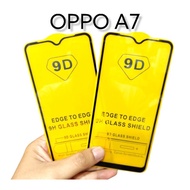 LAYAR Tempered Glass OPPO A7 Anti-scratch Full Screen Glass 5D 9D 11D