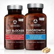 Men and Women Advanced Trichology DHT Blocker - Hair Growth Supplement for Genetic Thinning