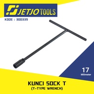 JETJO TOOLS / LAKONI PRO 17mm T-Socket Wrench / T-Socket / T-Socket Wrench / T-Type Socket 17 mm 300