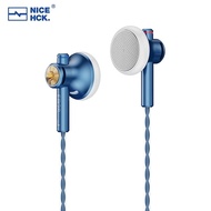 NiceHCK EB2S PRO 3.5/4.4mm Plug Microphone Flat-Head Earbud HiFi Wired Earphone 15.4mm LCP Diaphragm