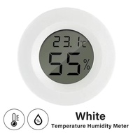 Termometer Hygrometer Bulat Digital Portable Mini / Thermometer Digital LCD Bulat Ruangan Kandang He