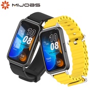 MIJOBS Silicone Strap for Huawei Band 11 Pro 11 10 9 8 7 Bracelet Wristband Replacement Accessories 