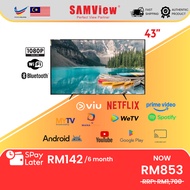 SAMView FHD DLED Android TV with Netflix (43")