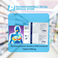 Acetylcysteine Sandoz Effervescent Tablet 600mg 20s