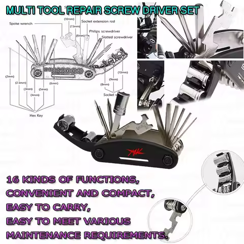 New Motorcycle Multifunction Tool Portable Repair Screwdriver Set For MV Agusta 675 800 Brutale 800 