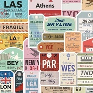 【SARA】80Vintage Airline Boarding Pass Ticket Luggage Sticker Trolley Case Travel Case Decoration Wat
