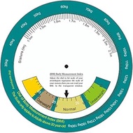 Body Mass Tall 150mm Diameter Adult Age 20+ Calculator with Wheels Easy to Read
