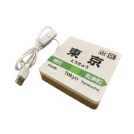 Japan JR suica icoca pasmo Yamanote Line Tram Station Sign Pool Bag Light Box Exchange Gifts Skytree