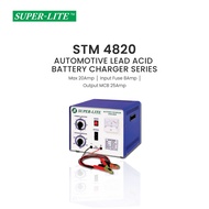 SUPER-LITE STM4820 Automotive Lead Acid Battery Charger 6Vdc~48Vdc - Max Charging Current up to 20Am