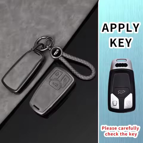 Fashion Car Remote Key Case Cover Shell For Audi A4 B9 A5 A6 8S 8W Q5 Q7 4M S4 S5 S7 TT TTS TFSI RS 