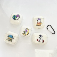 Cartoon For Honor CHOICE Earbuds X5 Lite Case X5pro X5 Lite funny Astronaut Silicone Transparent Ear