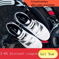 YQ51 SanticSantic Riding Shoes Men's and Women's Road Lock Shoes Entry Level Road Bike Bicycle Lock Shoes Cycling Shoes