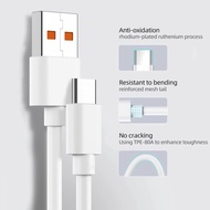 for Xiaomi 120W 6A Type C Fast Turbo Charge Cable For Xiaomi 17 15 14 12 11 10 9 Redmi Note 14 13 12