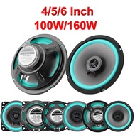 ▷4/5/6 Inch Car Speakers 100W/160W Universal HiFi Coaxial Subwoofer Car Audio Music Stereo 92dB p☂
