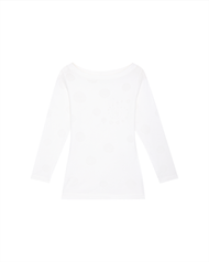 HerSonders | Gaia Quarter-Sleeve Top (4 colors) – เสื้อไหมพรมแขนสามส่วน คอกว้าง สไตล์วินเทจ กิมมิคไม