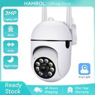 Hamrol YI loT 3MP 5G PTZ WiFi IP Camera Auto Tracking 2MP Color Night Vision Motion Detection Alarm
