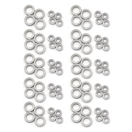80Pcs 4X8X3mm 8X12X3.5mm for E18 1/18 RC Car Spare Parts A949 A959 A969 A979 A959-B