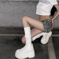 7cm high heel thigh boots hug the feet and stretch