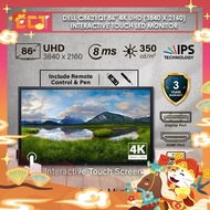Dell C8621QT 86" 4K UHD (3840 x 2160) Interactive Touch LED Monitor