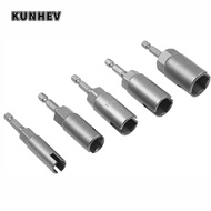 KUNHEV Wing Nut Driver Slot, Steel H11/13/15/17/19 Butterfly Bolt Socket Sleeve, Professional H10/12
