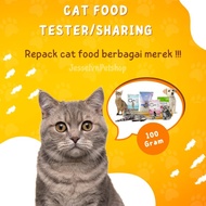 Sharing/tester cat food Various brands of cat food
