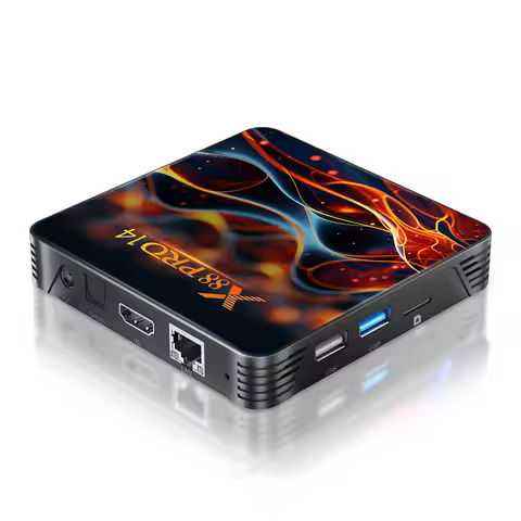 10PCS LOT TV Box X88 Pro Android 14 RK3518 Quad Core 2GB RAM 16GB ROM 4K LAN 100M Wifi6 BT 5.0 Voice