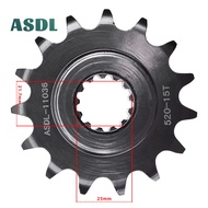 520-15T Front Sprocket Gear Wheel For Kawasaki Z750 Z750R Z750S ZR750 Z800 ZR800 Sugomi Black Editio