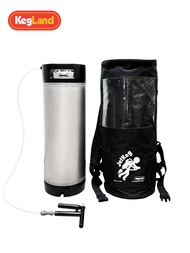 KegLand 19L Beer Keg and Waterproof Backpack Kits with Beer G*un Portable Home Brewing Equipment