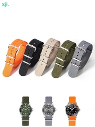 2024 High quality ♨ XIN-C时尚6 Woven nylon watch strap canvas men's suitable for dw Seiko Omega Tudor Tissot Speed ​​Armani Seagull ck