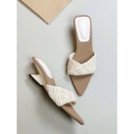 Women's pointed toe wedge clogs E86 fulbox - HACHI SHOES