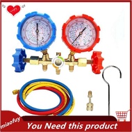 [OnLive] R410A 3 Way AC Diagnostic Manifold Gauge Set Replacement Accessories Fit for Freon Charging Fits R-404A R-134A Refrigeration Manifold Gauge Air