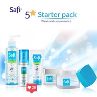 Paket SAFI White Expert Complete Starter Pack (Day Cream 20gr + Night Cream 20gr + Purifying Cleanse
