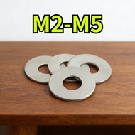 [YDY-R] Galvanized Flat Washer Round Washer Ultra-Thin Metal Screw Washer M2/M2.5/M2.7/M3/M3.5/M4/M5