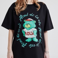 [ADLV] 100% authentic UNISEX Over fit T-SHIRT (graphic - GREEN BEAR)