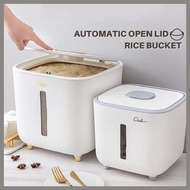AS Rice Storage Box Grain Container Household Cereal Rice Bucket Insect and Moisture Proof Sealed Ki