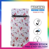Washing Machine Cover, 9-12kg Top Load Cover Washing Machine, Dustproof, Waterproof, Sun-proof