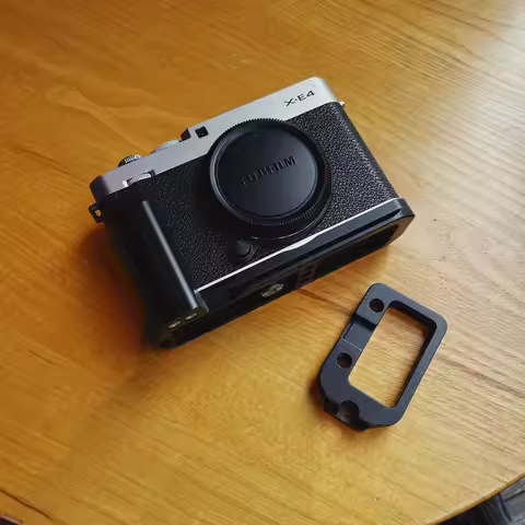 Pro L Type Bracket Vertical Quick Release Plate Grip Metal Handle for Fujifilm XE4 X-E4 camera Arca-