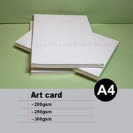 A4 Art card , 200gsm, 250gsm, 300gsm. 50/100 sheets/pack