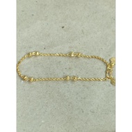 2 gram young gold rante ball bracelet