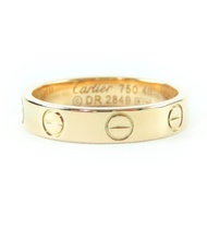 Excellent condition ★ Cartier DR2849 LOVE ring, small, 18K 750 (PG) pink gold, size 49 (equivalent t