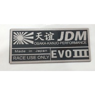 mitsubishi lancer evo 3 emblem jdm wira