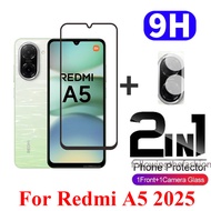 2 in 1 Screen Protector For Xiaomi Redmi A5 2025 Redmi A5 redmi A5 A4 A3 4G 5G Full Coverage HD Temp