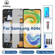 100% Tested LCD For Samsung Galaxy A04s A047 Display Touch Screen Assembly With Frame SM-A047M SM-A0