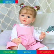 Mainan Boneka Reborn bayi Silikon Vinyl 3D Mirip Asli Untuk Hadiah 